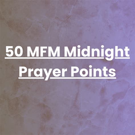 Oct 7, 2022 The Application also stops any manipulations by marine spirits and also use the prayers to stop attack of witchcraft in your life. . Mfm midnight prayers 2023